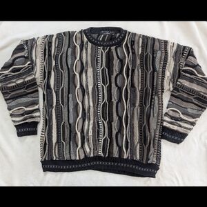 Vintage Protege Collection Coogi Style 3D Knit Sweater Size Large